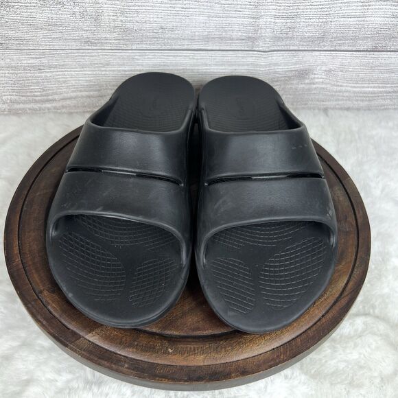 OOFOS OOahh Sport Flex Slide Recovery Sandals Black Mens Sz 11/ Women’s Sz 13 main image 10